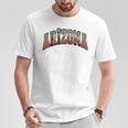 ヴィンテージアリゾナtシャツ レトロな砂漠のサグアロサボテン Tシャツ 面白い贈り物