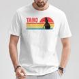 ヴィンテージサンセット太鼓ドラマー Tシャツ 面白い贈り物