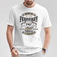 ヴィンテージ還暦伝説 1967年2月 60歳の贈り物 Tシャツ 面白い贈り物