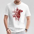 中国三国志将 関羽 関雲昌 Tシャツ 面白い贈り物