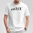 人類進化野球 Tシャツ 面白い贈り物