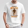 切断者ジョーク 脚切断者のための義足デザイン 長袖tシャツ Tシャツ 面白い贈り物