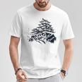 日本伝統風姫路城 Tシャツ 面白い贈り物