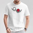日輪・月輪 Tシャツ 面白い贈り物