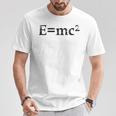 物理相対性理論e Mc2方程式の式 EMc2 Tシャツ 面白い贈り物