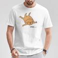 犬だって踊ったり寝たり Tシャツ 面白い贈り物
