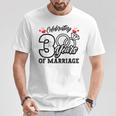 結婚3周年記念マッチング・ギフト Tシャツ 面白い贈り物