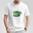 緑寿祝い コーヒー好き 父 男性 女性 緑寿 お祝い コーヒー コーヒー人生 66歳 おしゃれ Tシャツ 面白い贈り物