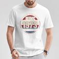 裏面 ヴィンテージ 53 誕生日 デコレーション メンズ 53歳 1973 53歳 Tシャツ 面白い贈り物