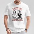 誰かが私ではなく誰かを気にかけていることを知ってほしい Tシャツ 面白い贈り物