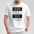酒飲みそばそば Drinkake Andtayoba Tシャツ 面白い贈り物