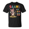 10 Geburtstag Junge Mädchen Geburtstags Katze Katzen T-Shirt