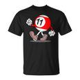 11歳の誕生日 男の子 女の子 赤 ビリヤードボール 11 Tシャツ