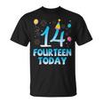 14歳今日私にお誕生日おめでとう彼彼女の息子娘 Tシャツ