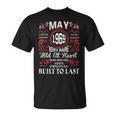 1969年5月 誕生日 ヴィンテージ ラベル デコレーション レトロ 誕生日 Tシャツ
