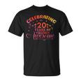 20歳の誕生日お祝いデザイン 面白い20歳のb日の引用 Tシャツ