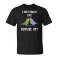 2つのセキセイインコ、面白いことわざ、楽しい、セキセイインコ Tシャツ
