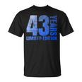 43歳 男性 ギフト 43歳 誕生日プレゼント 女性用 Tシャツ