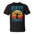 50歳の誕生日 レトロ バドミントン 50歳 男性 女性 Tシャツ