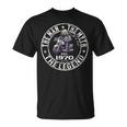 55 歳の誕生日男性オートバイ バイクに乗る人 1970 Tシャツ