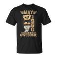 5月66日 誕生日 男性 女性 1960年 素晴らしいテディベア Tシャツ