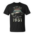 65歳の誕生日 1961年クラシックカー Tシャツ
