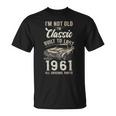 65歳の誕生日 1961年生まれのクラシックカー Tシャツ
