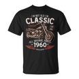66 歳の誕生日男性オートバイ バイクに乗る人 1960 Tシャツ