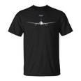 787 乗客機 フロントビュー Tシャツ