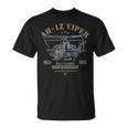Ah-1Z ヴァイパー Ah-1Ziper Zulu Cobra 攻撃ヘリコプター Tシャツ