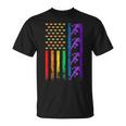 Americanports レインボーフラッグ Lgbt プライド 陸上競技 Tシャツ