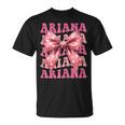 Ariana Lazo De Coqueta Con Nombre Estético Para Es Y Niñas Camiseta unisex