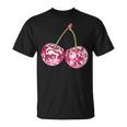 Ästhetischer Trendiger Y2k-Disco-Kugel Mit Kirsche Für Damen Girly T-Shirt