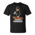 Aura Farming オーラ ウェーブ インドネシアボート ミーム エネルギー バイブ Tシャツ