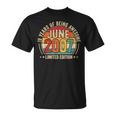 Awesomeince June 2007 ビンテージ レトロ 19歳の誕生日 メンズ Tシャツ