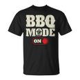 Bbqモードオン バーベキュー愛好家 グリル バーベキュー Tシャツ