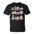 Belle Inspired Book Shelf Art Rose Book Lover For Women T-Shirt Belle Inspired Book Shelf Art Rose Book Lover For Women T-Shirt