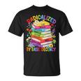 Book Flower Boho Radicalized By Basic Decency LGBT Men Women T-Shirt