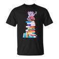 Book Reading Tea Coffee Kawaii Bookworm Koala T-Shirt