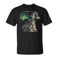 Bookworm Dragon Reading Books Dragon & Books Lover T-Shirt Bookworm Dragon Reading Books Dragon & Books Lover T-Shirt