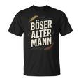 Böser Alter Mann Böser Humorchwarzer Humor T-Shirt