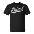Bristol バーシティ スクリプト アスレチック スポーツ ジャージスタイル Tシャツ