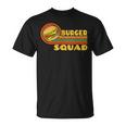 Burgerquad チーズバーガー 食通愛好家チーム ハンバーガー Tシャツ