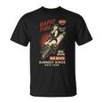 Burnout Kings レトロレーシングスパークプラグガールピンナップ ヴィンテージデザイン Tシャツ