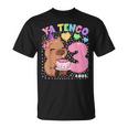 Capybara Niñas 3 Cumpleaños Carpincho Ya Tengo 3 Años Camiseta unisex