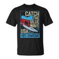 Catch The Blue Waveurfing Democrat Donkey Midterm Election Tシャツ