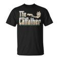 The Catfather 面白い猫 お父さん 父の日 ビンテージ 猫 父親 Tシャツ