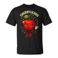 Cherrylicious キュート チェリー さくらんぼ おもしろフルーツ Tシャツ
