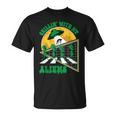 Chillin With My Aliens ハロウィン 宇宙船 エイリアン Ufo 面白い Tシャツ