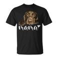 Chocolate Lab Mama Brown Labrador Mom The Dog Mother T-Shirt
